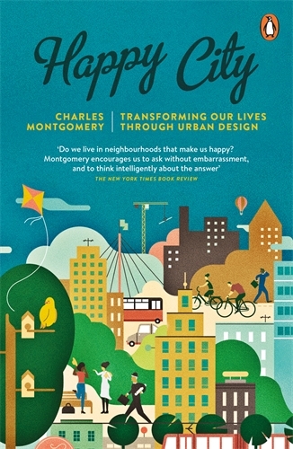 Book cover of Happy City by Charles Montgomery