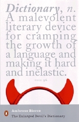 Book cover of The Enlarged Devil's Dictionary by Ambrose Bierce