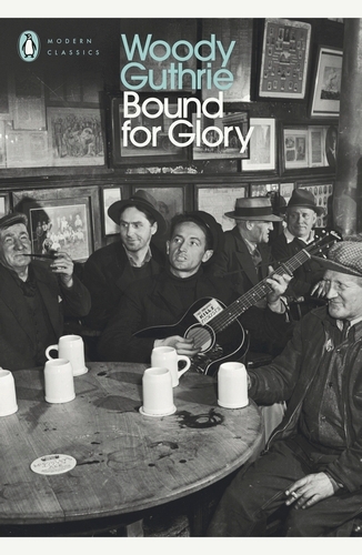 Book cover of Bound for Glory by Woody Guthrie