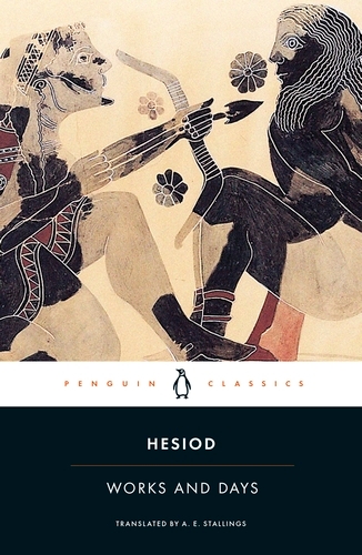 Book cover of Works and Days by Hesiod