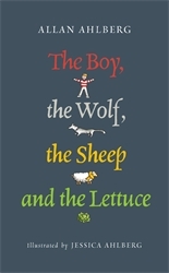 Book cover of The Boy, the Wolf, the Sheep and the Lettuce by Allan Ahlberg