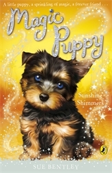 Book cover of Magic Puppy: Sunshine Shimmers by Sue Bentley