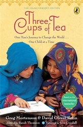 Book cover of Three Cups of Tea by Greg Mortenson