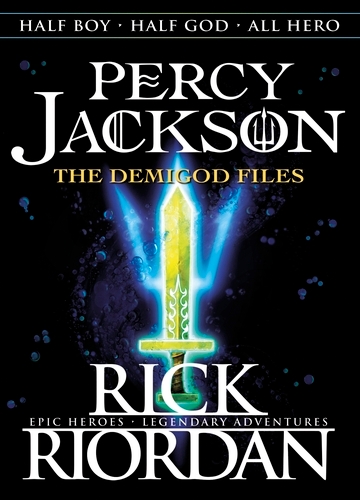 Book cover of Percy Jackson: The Demigod Files (Percy Jackson and the Olympians) by Rick Riordan