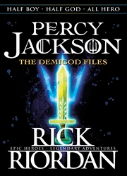 Book cover of Percy Jackson: The Demigod Files (Percy Jackson and the Olympians) by Rick Riordan