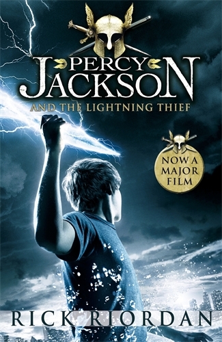 Book cover of Percy Jackson and the Lightning Thief by Rick Riordan