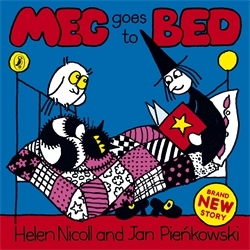 Book cover of Meg Goes to Bed by Helen Nicoll