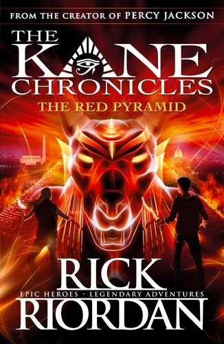 Book cover of The Red Pyramid (The Kane Chronicles Book 1) by Rick Riordan