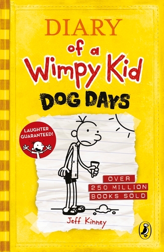 Book cover of Diary of a Wimpy Kid: Dog Days (Book 4) by Jeff Kinney