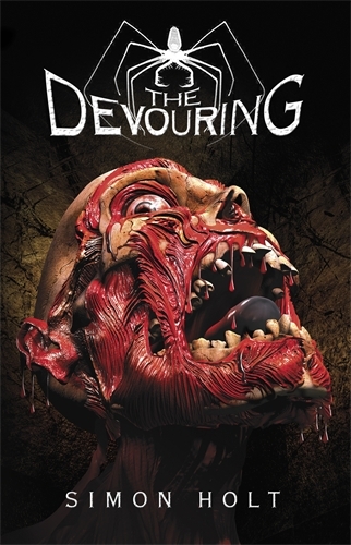 Book cover of The Devouring by Simon Holt