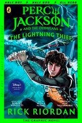 Book cover of Percy Jackson and the Lightning Thief - The Graphic Novel (Book 1 of Percy Jackson) by Rick Riordan