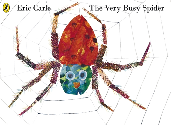 Book cover of The Very Busy Spider by Eric Carle