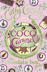 Book cover of Chocolate Box Girls: Coco Caramel by Cathy Cassidy