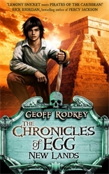 Book cover of Chronicles of Egg: New Lands by Geoff Rodkey
