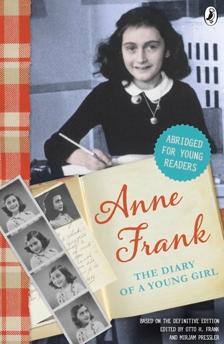Book cover of The Diary of Anne Frank (Abridged for young readers) by Anne Frank