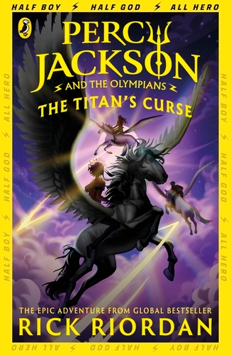Book cover of #3 - Percy Jackson and the Titan's Curse (Book 3) by Rick Riordan