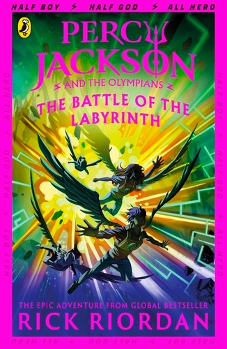 Book cover of #4 - Percy Jackson and the Battle of the Labyrinth (Book 4) by Rick Riordan