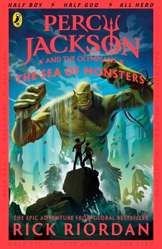 Book cover of Percy Jackson and the Sea of Monsters (Book 2) by Rick Riordan