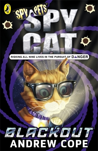 Book cover of Spy Cat: Blackout by Andrew Cope