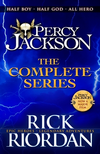 Book cover of Percy Jackson: The Complete Series (Books 1, 2, 3, 4, 5) by Rick Riordan