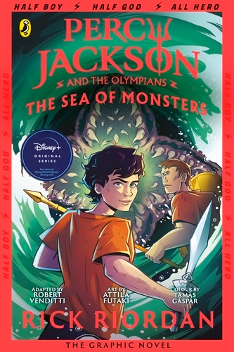 Book cover of Percy Jackson and the Sea of Monsters: The Graphic Novel (Book 2) by Rick Riordan
