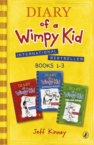 Book cover of Diary of a Wimpy Kid Collection: Books 1 - 3 by Jeff Kinney