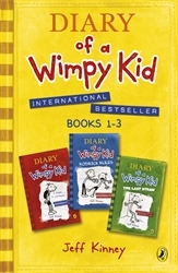 Book cover of Diary of a Wimpy Kid Collection: Books 1 - 3 by Jeff Kinney