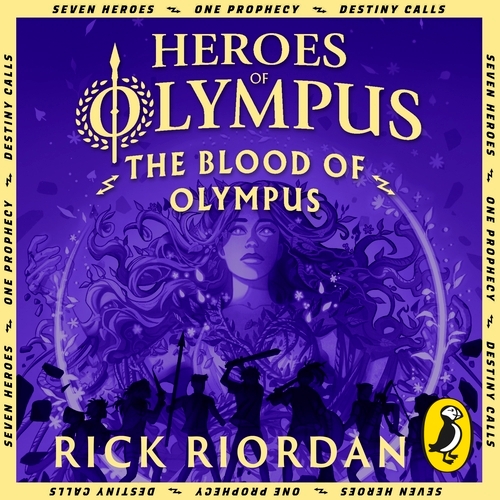Book cover of The Blood of Olympus (Heroes of Olympus Book 5) by Rick Riordan