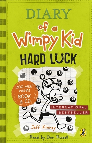 Book cover of Diary of a Wimpy Kid: Hard Luck book & CD by Jeff Kinney
