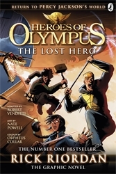 Book cover of The Lost Hero: The Graphic Novel (Heroes of Olympus Book 1) by Rick Riordan