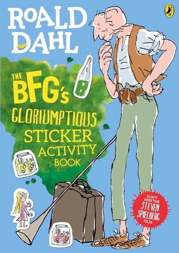 Book cover of The BFG's Gloriumptious Sticker Activity Book