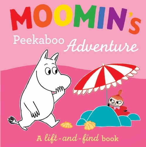 Book cover of Moomin's Peekaboo Adventure