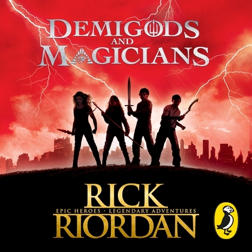 Book cover of Demigods and Magicians by Rick Riordan