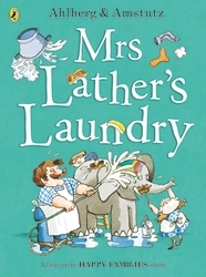 Book cover of Mrs Lather's Laundry by Allan Ahlberg