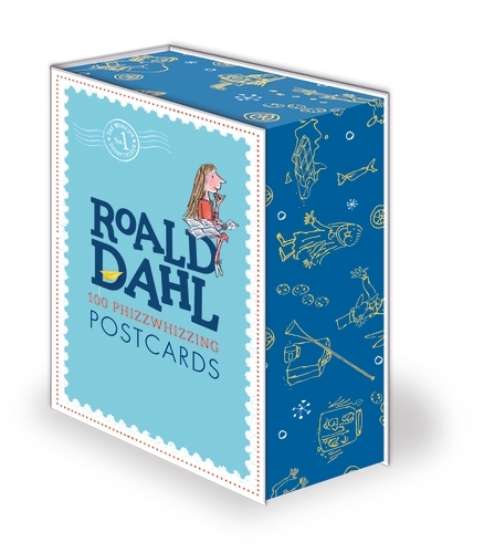 Book cover of Roald Dahl 100 Phizz-Whizzing Postcards by Roald Dahl