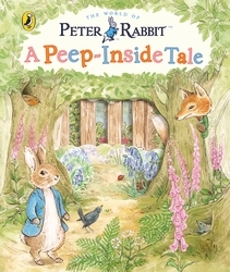 Book cover of Peter Rabbit: A Peep-Inside Tale by Beatrix Potter