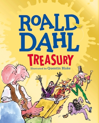 Book cover of The Roald Dahl Treasury by Roald Dahl
