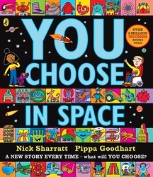 Book cover of You Choose in Space by Pippa Goodhart