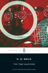 Book cover of The Time Machine by H G Wells