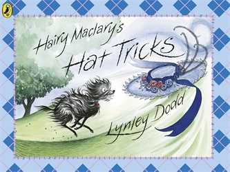 Book cover of Hairy Maclary's Hat Tricks by Lynley Dodd