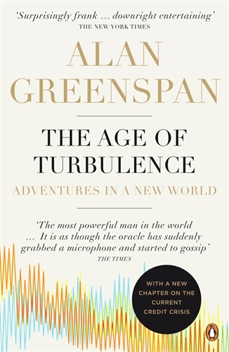 Book cover of The Age of Turbulence by Alan Greenspan
