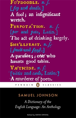 Book cover of A Dictionary of the English Language: an Anthology by Samuel Johnson