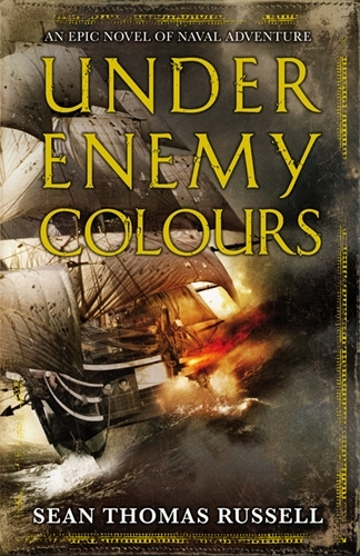 Book cover of Under Enemy Colours by Sean Thomas Russell