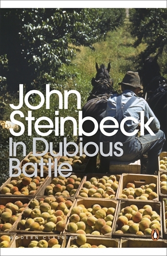 Book cover of In Dubious Battle by John Steinbeck