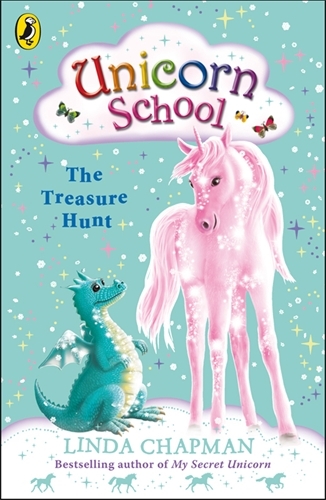 Book cover of #3 - Unicorn School: The Treasure Hunt by Linda Chapman