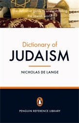 Book cover of The Penguin Dictionary of Judaism by Nicholas De Lange