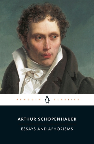 Book cover of Essays and Aphorisms by Arthur Schopenhauer