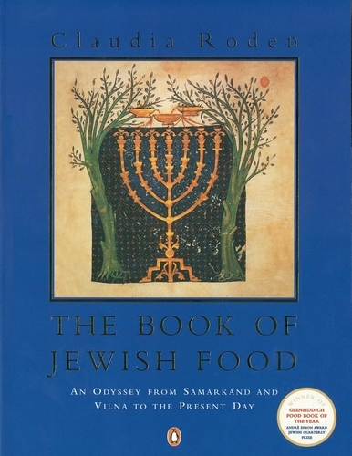 Book cover of The Book of Jewish Food by Claudia Roden