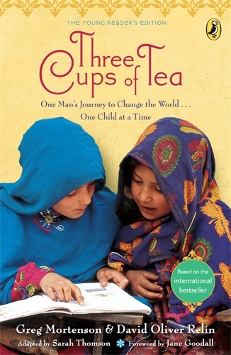 Book cover of Three Cups of Tea by Greg Mortenson