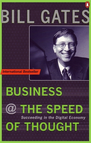 Book cover of Business at the Speed of Thought by Bill Gates, Collins Hemingway